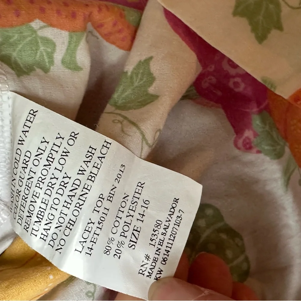 Eleanor Rose Pumpkin Top - Picture 4 of 5